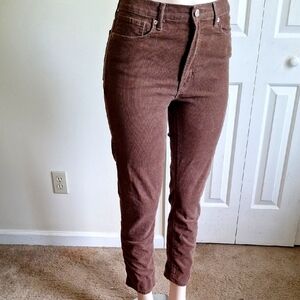 GAP Women's Brown Corduroy Jeans Size 8